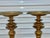 Metal Art Deco French Provincial Brass Tripod Torchieres Candle Holders - A Pair For Sale - Image 7 of 10