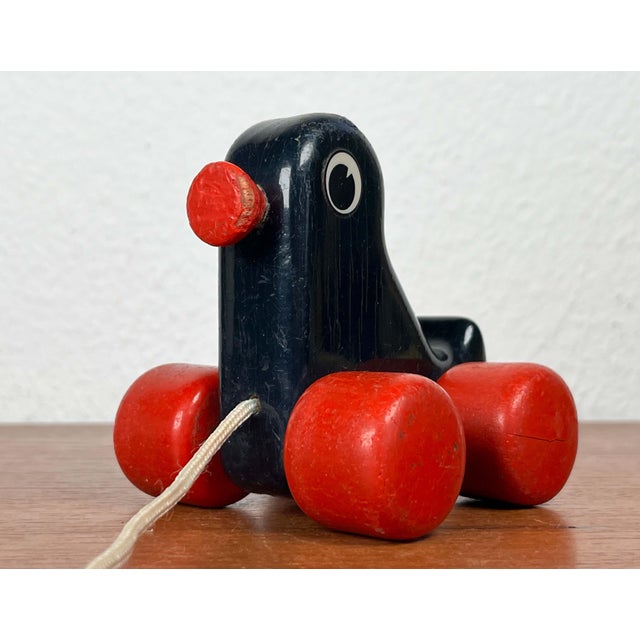 Mid-Century Modern Children Wooden Duck Toy from Brio, Sweden, 1960s, in Good conditions. Designed 1960 to 1969 This piece...