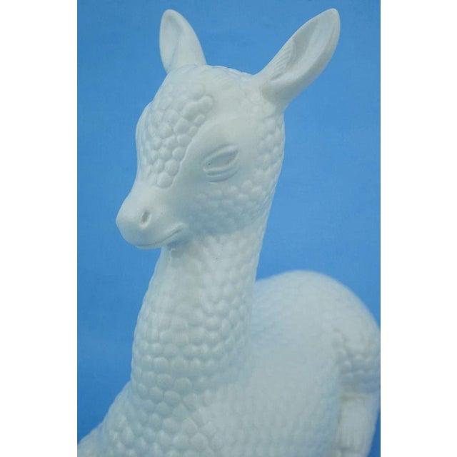 Art Deco Ceramic Baby Deer Sculpture by Giovanni Gariboldi for Richard Ginori Factory, Italy, 1900s For Sale - Image 15 of 18