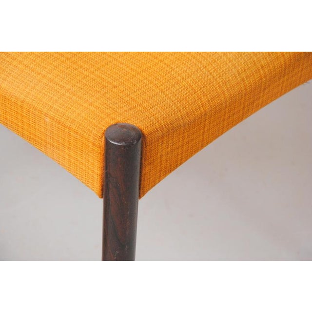 Danish Rosewood Dining Chairs by Ejnar Larsen and Aksel Bender Madsen, 1960s, Set of 6 For Sale - Image 6 of 9