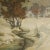 Textile 1930s "Snowy Creek" Winter Landscape Oil Painting by Richard Albitz For Sale - Image 7 of 12