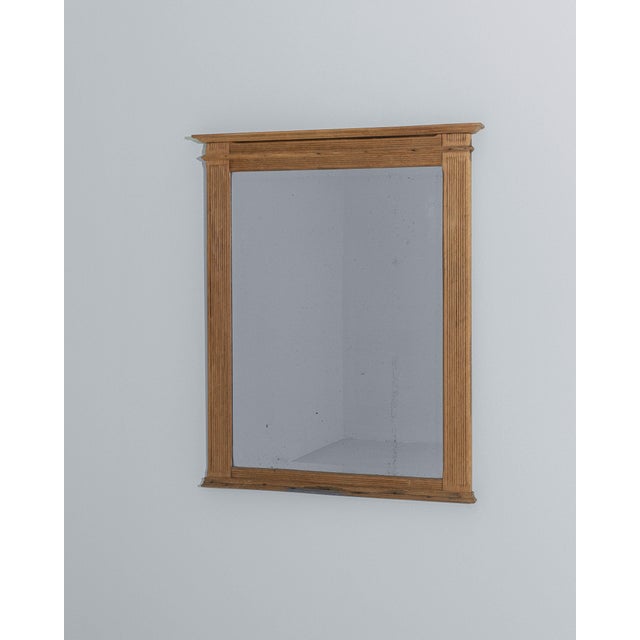 Late 19th Century 1880s French Oak Neoclassical Mirror For Sale - Image 5 of 18