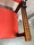 Wood 19th Century Italian Red Leather Chair For Sale - Image 7 of 9