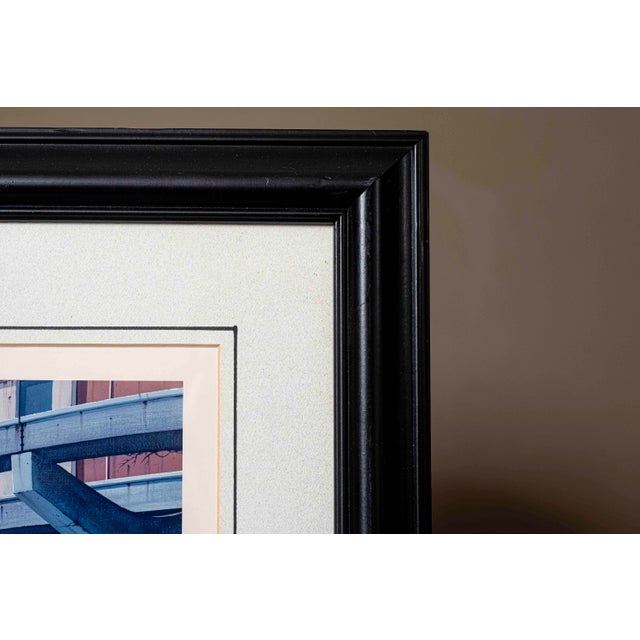 1990s Tim Wistrom “Urban Renewal” Signed & Numbered Seattle Limited Edition Print, Framed For Sale - Image 12 of 14