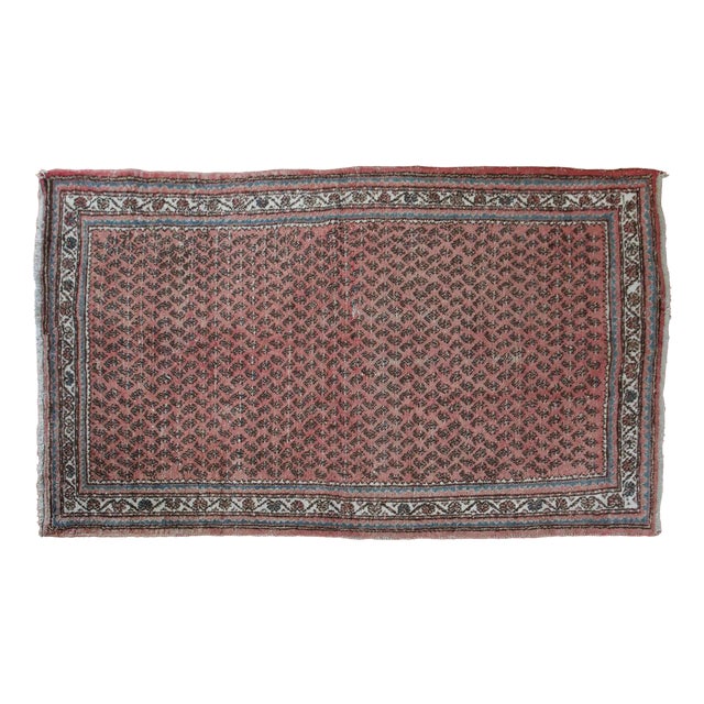 Antique Middle Eastern Rug in Wool For Sale