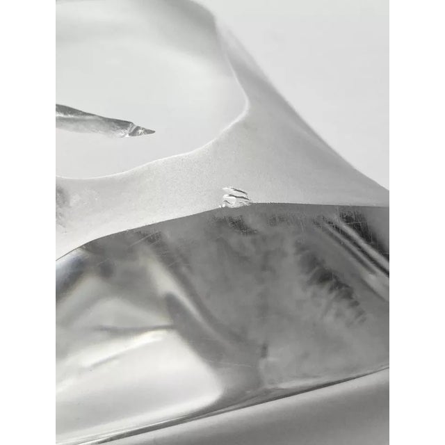 Mats Jonasson 1990s Mats Jonasson “Deer, Doe & Buck” Crystal Swedish Paperweight Sculpture For Sale - Image 4 of 6