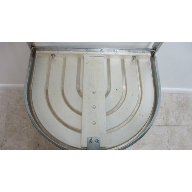 1970s Vintage Design Institute Chrome High Back Dining Room Side Chair For Sale - Image 11 of 12