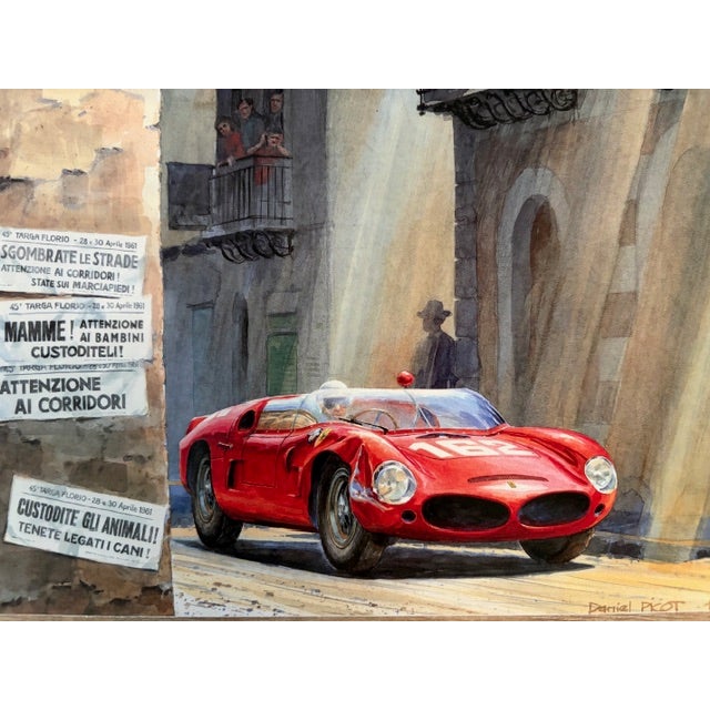 Ferrari Print Collection “Lot of 27” Litho (Printed in Germany) by Daniel Picot For Sale - Image 4 of 18