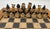 Figural Animal Terracotta Chess Set With Oak-Framed Board For Sale - Image 10 of 18