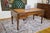 English Extendable Desk with Leather Top For Sale - Image 6 of 10
