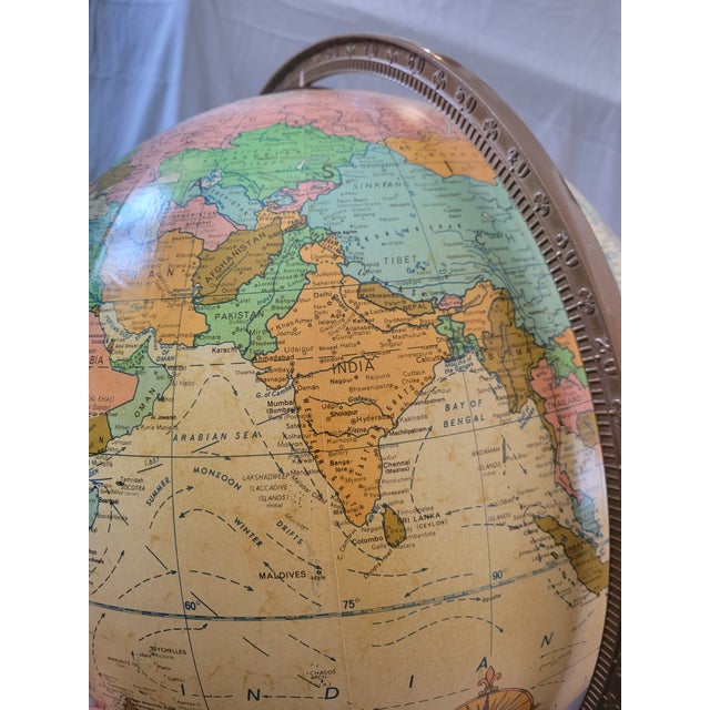 Contemporary Repogle Heirloom Illuminated Globe on Stand For Sale - Image 11 of 12