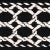 Contemporary Schumacher Lattice Tape in Black For Sale - Image 3 of 4