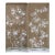 Chinoiserie Hand-Painted Wallpaper Panels, Taupe Background With Floral & Bird Motifs, Set of 2 For Sale