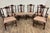 This is a gorgeous full set of six vintage Chippendale style dining chairs including two arm chairs and four wide chairs....