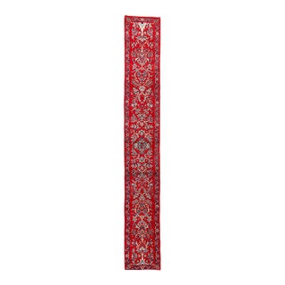 Antique Persian Sarouk Rug Runner, 02'09 X 19'09 For Sale