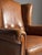 Sheep Leather Wingback Armchair For Sale - Image 12 of 17