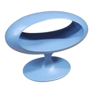 Y2k Space Age Mod Side Pedestal Table by William Emmerson For Sale