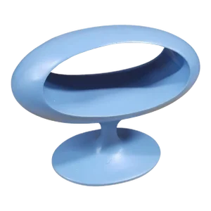 Y2k Space Age Mod Side Pedestal Table by William Emmerson