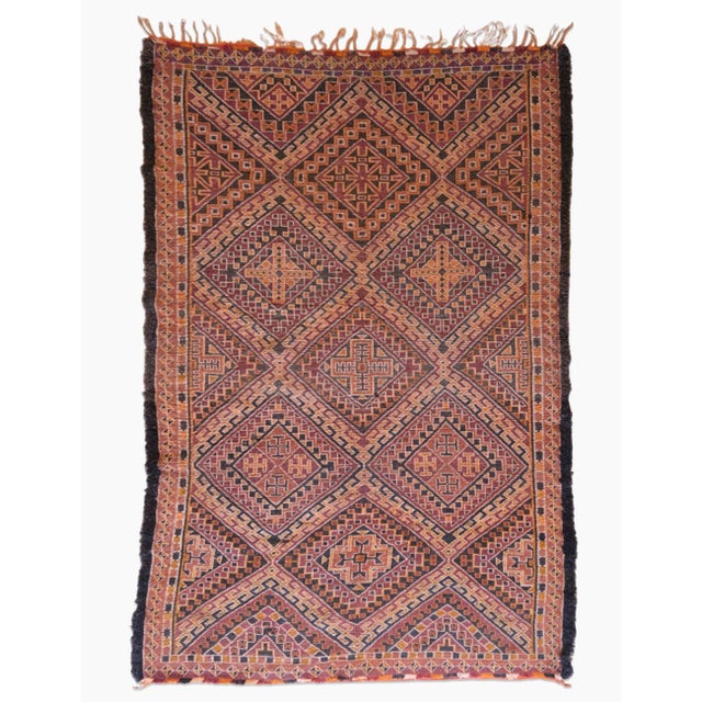 1980s Beni Mguild Rug - 12.3 X 7.1 Ft For Sale - Image 10 of 10