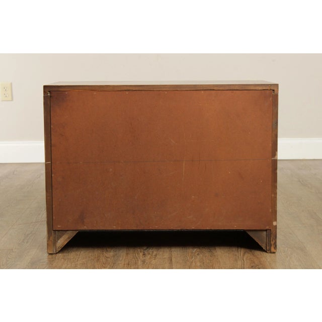 1970s Lane Mid Century Brutalist Pueblo Cabinet Nightstands - A Pair For Sale - Image 5 of 12