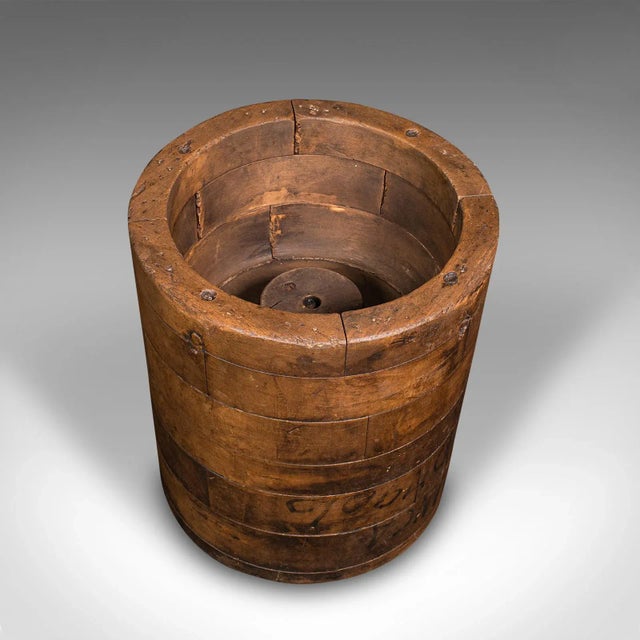 1960s Mid Century Vintage Decorative Jardiniere, Factory, Planter, Industrial Chic For Sale - Image 6 of 10