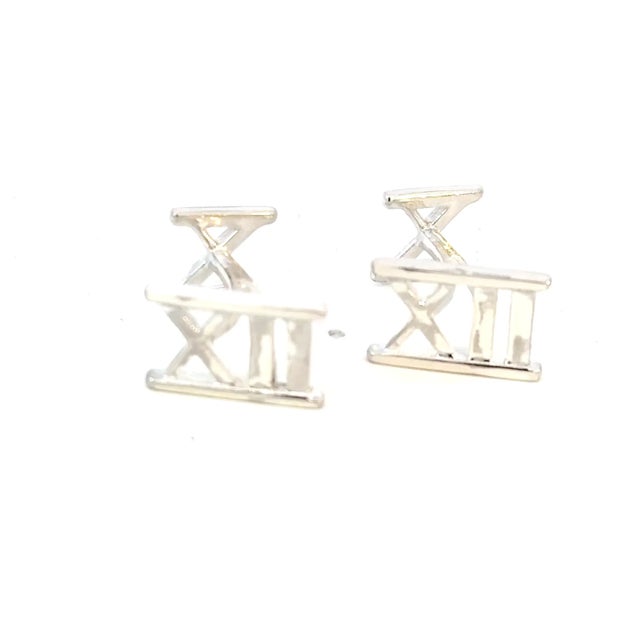 Authentic Tiffany & Co Cufflinks Sterling Silver 6.20 Grams Estate TIF917 These cufflinks have been newly polished and...