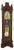 Ridgeway Gothic Walnut Tall Case Grandfather Clock For Sale