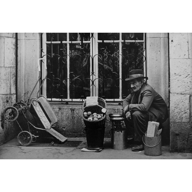 Vintage Black and White Street Photograph For Sale