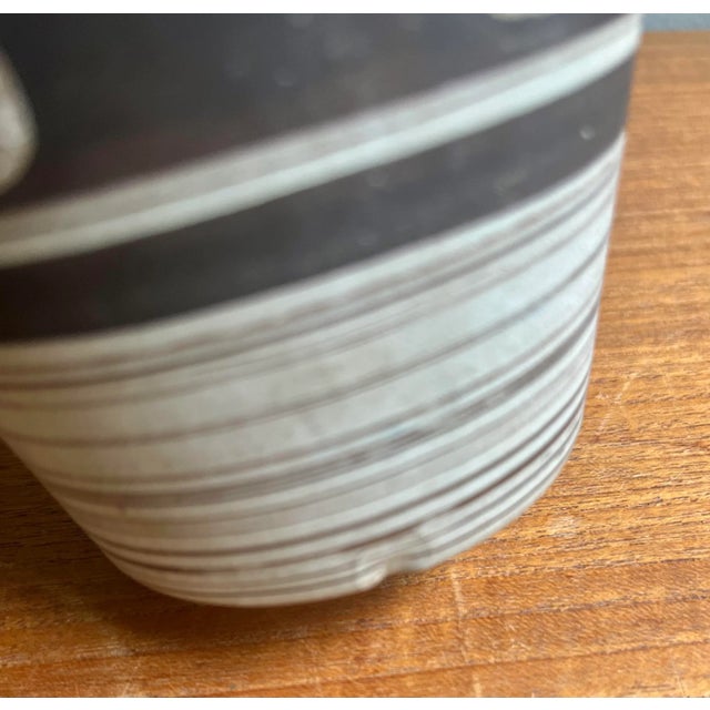 Yellow Mid Century West German Ceramic Vase Cartens Scheurich Era For Sale - Image 8 of 10