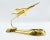 Gold Mig 21 Desk Plane Model in Brass, 1950s For Sale - Image 8 of 10