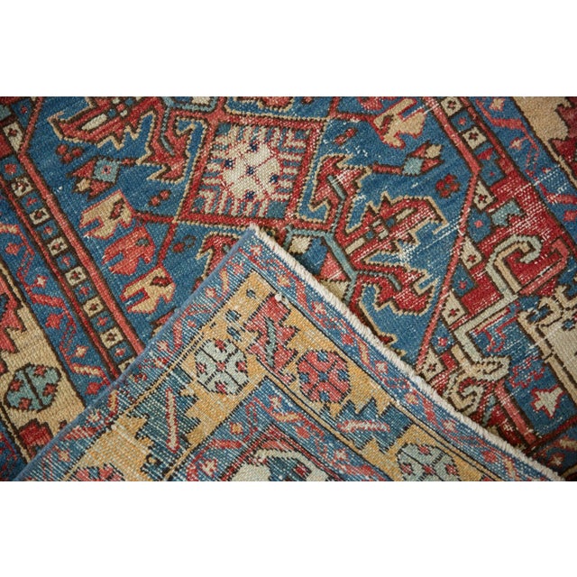 Persian Vintage Karaja Rug - 3'3" X 4'7" For Sale - Image 3 of 10