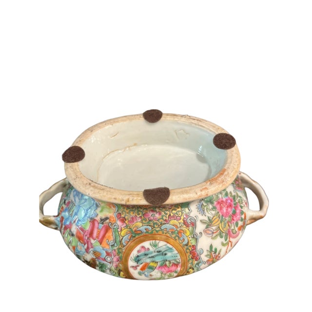 Chinoiserie Late 20th Century Rose Medallion Soup Tureen For Sale - Image 3 of 3