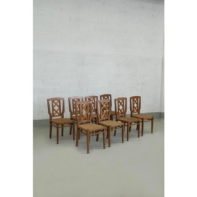 Vintage Italian Dining Chairs by Paolo Buffa, 1950, Set of 8 For Sale - Image 9 of 10