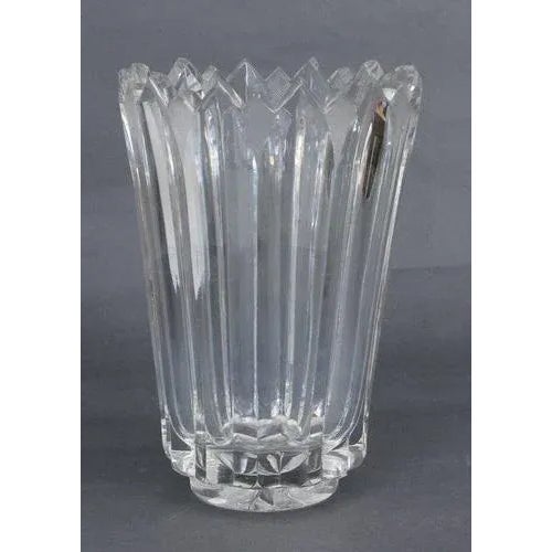 20th Century Crystal Vase For Sale - Image 5 of 5