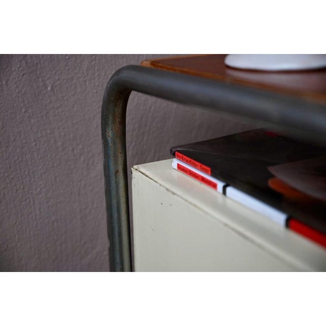 Industrial Bedside Table, 1950s For Sale - Image 12 of 18
