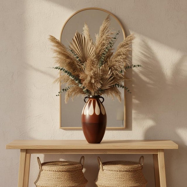 Contemporary Signed Chulucanas Peru Pottery Vase-Segundo Carmen-Large Studio Ceramic-Floor For Sale - Image 3 of 11