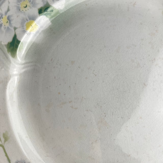 Art Nouveau Round Apple Tree Platter from KG Lunéville, 1900-1930 For Sale - Image 10 of 11