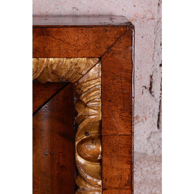 Empire Wall Mirror in Walnut, Austria, 1870s For Sale - Image 5 of 12