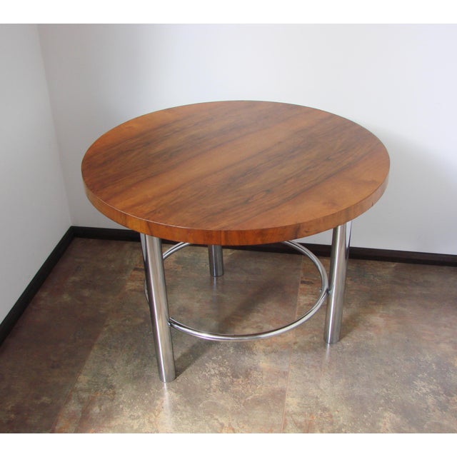 1930s Bauhaus Coffee Table by Robert Slezák, 1930s For Sale - Image 5 of 16