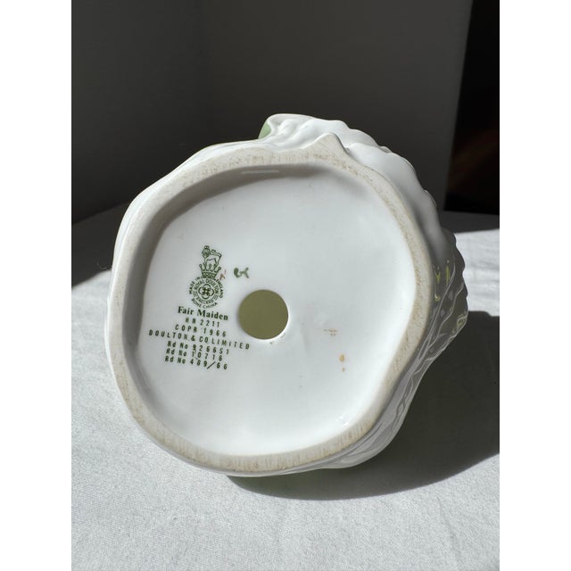 Mid 20th Century Royal Doulton Figurine ~ “Fair Maiden” ~ Hn 2211 For Sale - Image 12 of 12