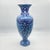 2020s Handmade Ceramic Palace Vase (50cm) Imperial Blue Rumi Panel Pattern For Sale - Image 5 of 6
