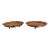 Pair of Vintage Moroccan Handcrafted Copper Serving Plates For Sale