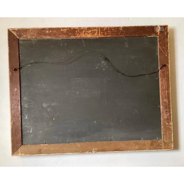 Alpine School 19th Century Oil Painting of Chapel on a Swiss River For Sale - Image 10 of 11