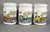 Set of Piero Fornasetti Opaque White Glass Jars and Covers made for Fiat, Circa 1960. For Sale - Image 10 of 11