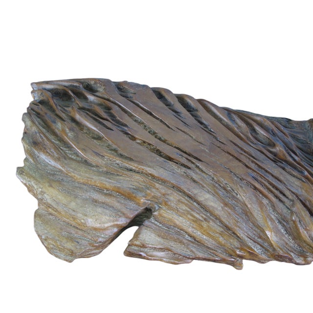 Natural Wood Table Top Sculpture or Wall Art For Sale - Image 9 of 10