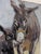 Rustic 20th Century, Portrait of a Donkey in Maternity, 1980s, Oil Painting on Panel For Sale - Image 3 of 9