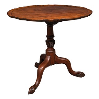 Antique Silver Display Table, English, Tilt-Top, Occasional, Reception, Georgian For Sale