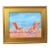 Nautical Beach Folding Chairs Painting Including the Antiqued Gold Wood Frame For Sale