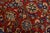 1990s Kashan Rug 10′ X 13’5” Red Wool Vintage Traditional Hand-Knotted Carpet For Sale - Image 5 of 15