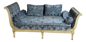 Directoire Bench in Lacquered Wood